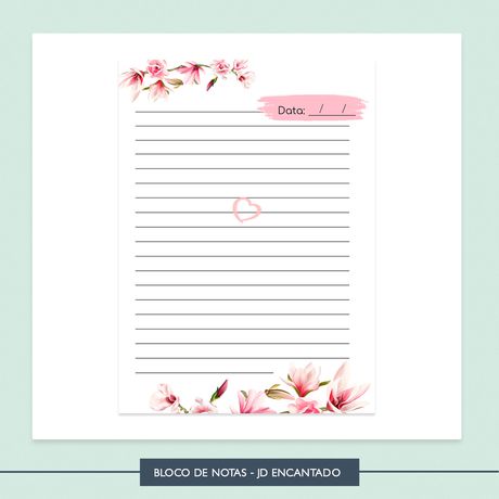 Bloco Notas - 2 em 1 Jd Encantado - DPS0011 - Studio Office K