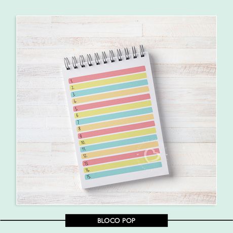 Miolo para bloquinho - pop - 9D4088 - Studio Office K