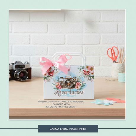 Caixa Livro Maletinha - COR0025 - Studio Office K