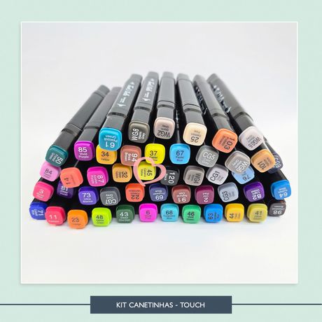 Kit Canetinhas 48 cores - Touch - HCT0010 - Studio Office K