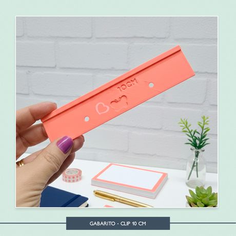 Gabarito Clip 10 cm - REG0043 - Studio Office K