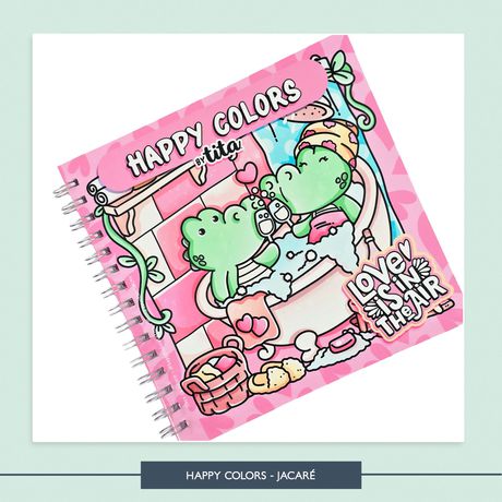 Happy Colors - Love Jacaré - HCT0013 - Studio Office K