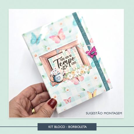 Kit Bloco - Borboleta - CEM0003 - Studio Office K