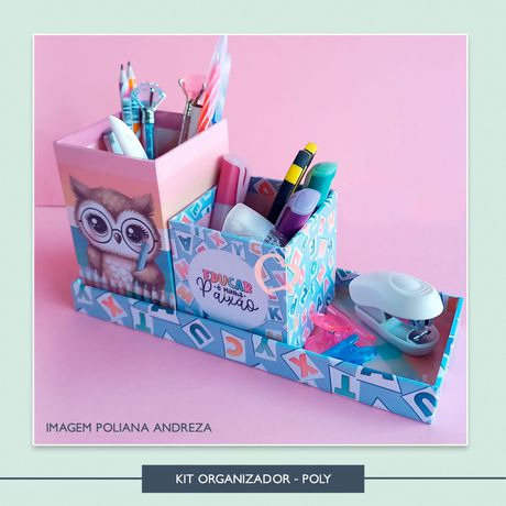 Kit Organizador Polly - COR0011 - Studio Office K