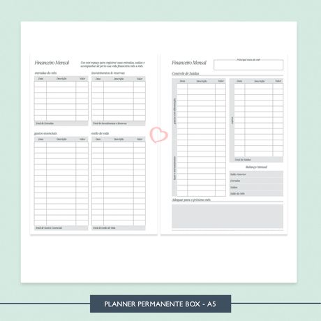 Planner Permanente - BOX - PLA0007 - Studio Office K