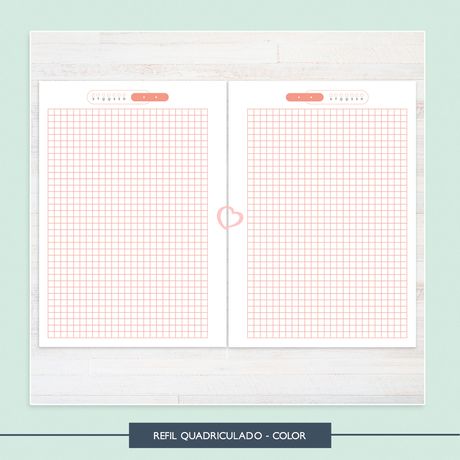 Refil Quadriculado Color - CAD0027 - Studio Office K