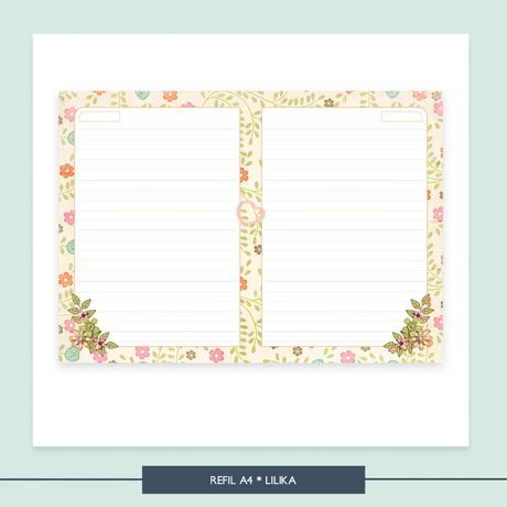 Refil A4 * Lilika - CAD0029 - Studio Office K