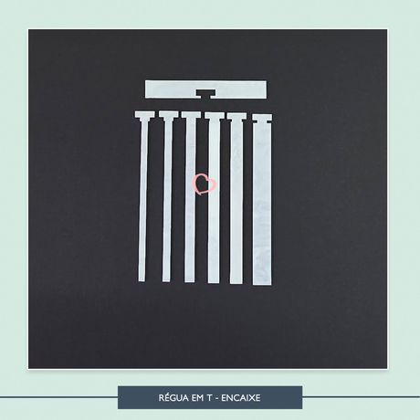 Kit Réguas em T - Encaixe - REG0042 - Studio Office K