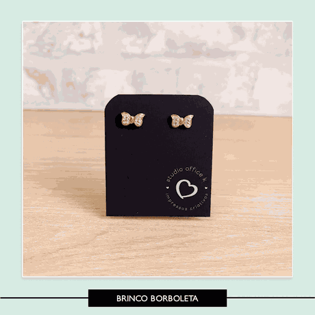 Brinco Borboleta - BRI0002 - Studio Office K