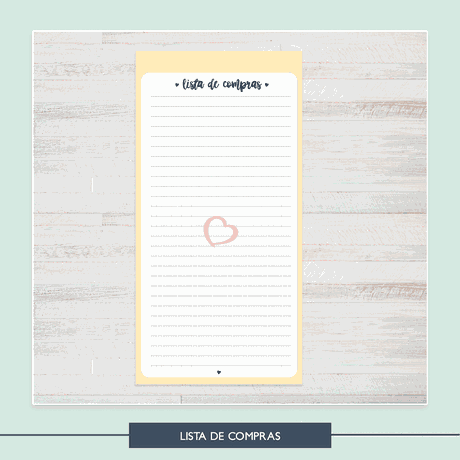 Refil / Lista de Compras - LIS0010 - Studio Office K