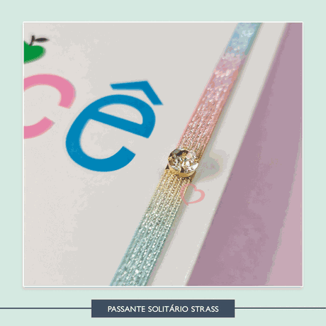 Passante Solitário Strass - PSS7619 - Studio Office K