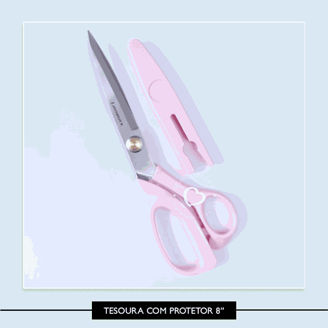 Tesoura com protetor - 8 polegadas - EST0008 - Studio Office K