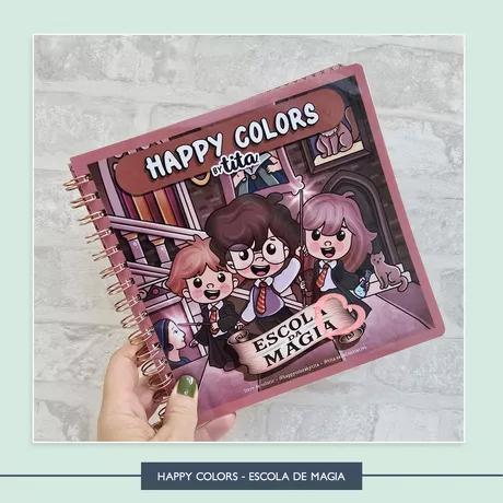 Happy Colors - Escola de Magia - HCT0009 - Studio Office K