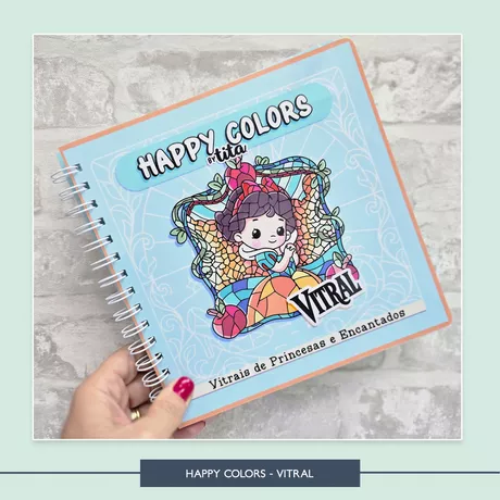 Happy Colors - Vitral - Branca de Neve - HCT0007 - Studio Office K