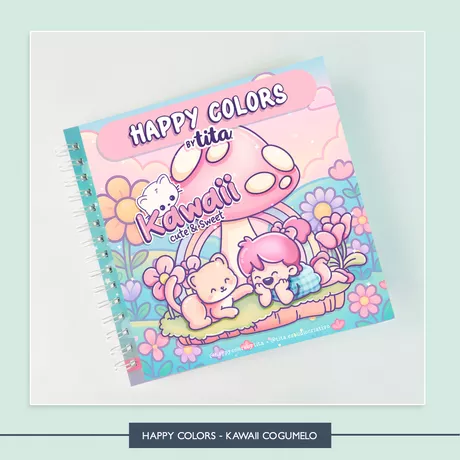 Happy Colors - Kawaii Cogumelo - HCT0020 - Studio Office K