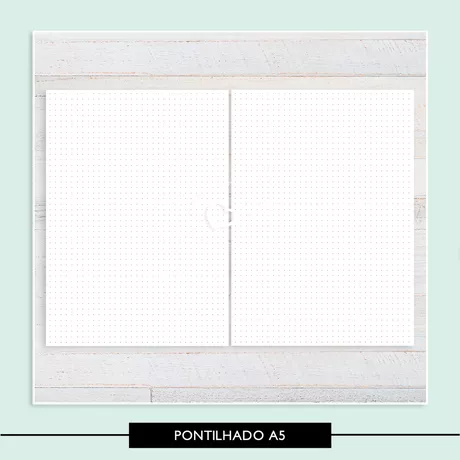 Miolo para Caderno - Pontilhado - CAD0011 - Studio Office K