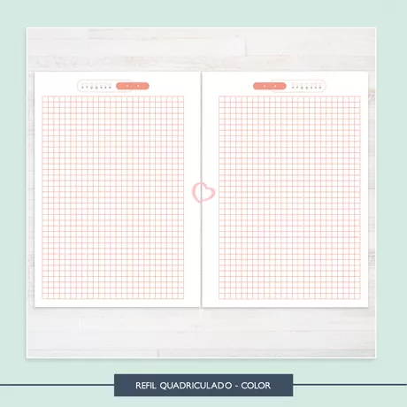 Refil Quadriculado Color - CAD0027 - Studio Office K