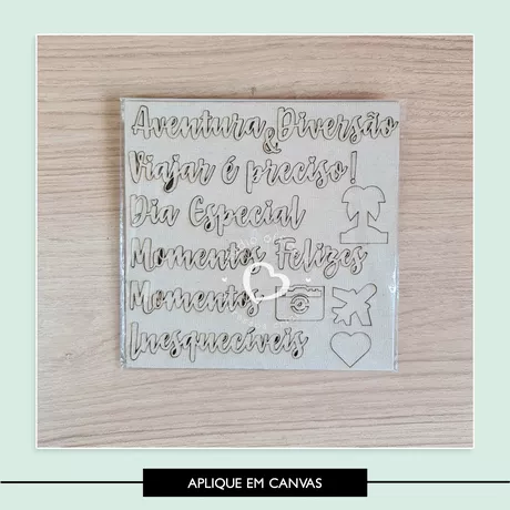 Aplique em Canvas - ACE0002 - Studio Office K