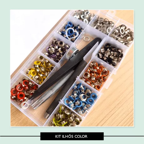 Kit Ilhós - 400 peças - ILH0007 - Studio Office K