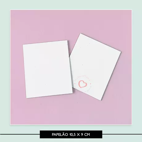 Par de Capas de Papelão - 10 x 9,5 cm - PAP0005 - Studio Office K