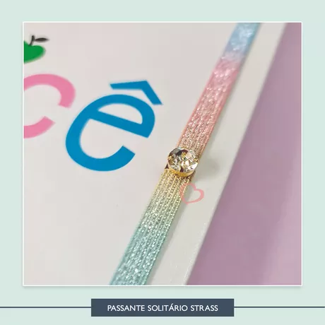 Passante Solitário Strass - PSS7619 - Studio Office K