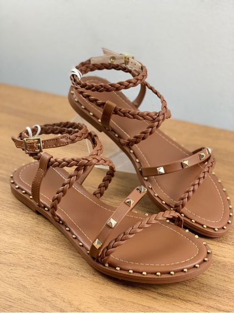 Rasteira Beanca Caramelo