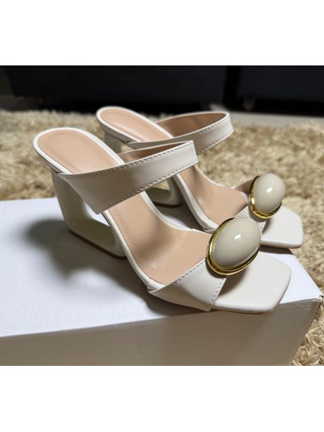  SALTO GEOMÉTRICO (D) OFF WHITE C/ENFEITE 