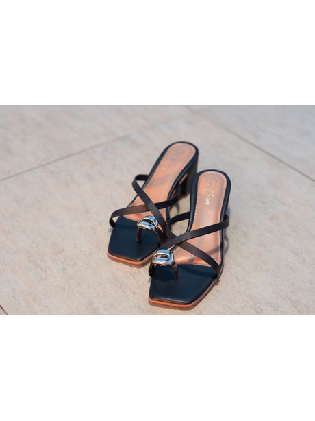  SALTO GRÉCIA BLOCO C/ENFEITE - PRETO