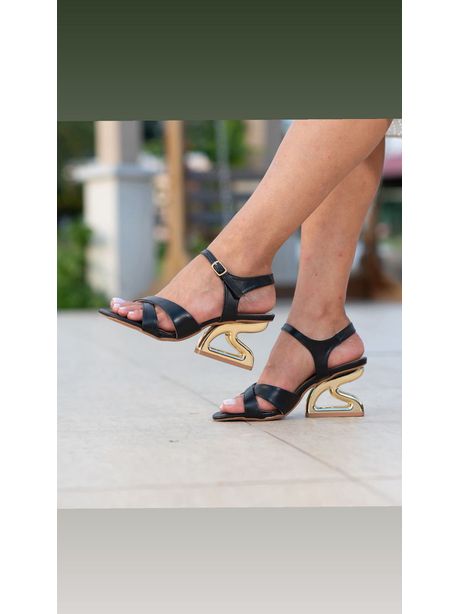  SALTO LUNAR PRETO 6CM 