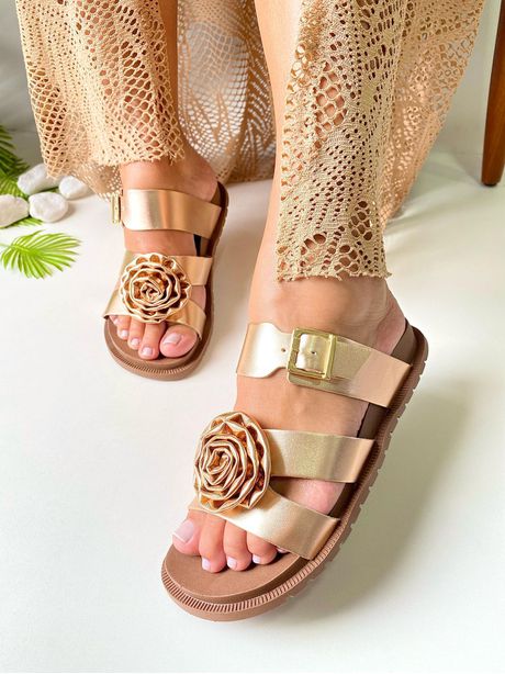 PAPETE BEAT COM FLOR ROSE GOLD