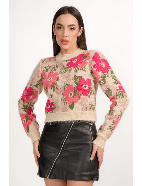 Blusa Floral Cropped - Emporio Luquetti