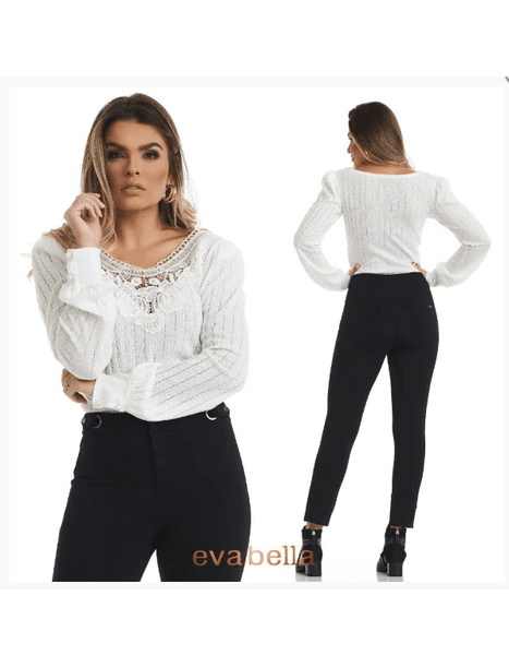 Blusa Tricot Eva Bella - Emporio Luquetti