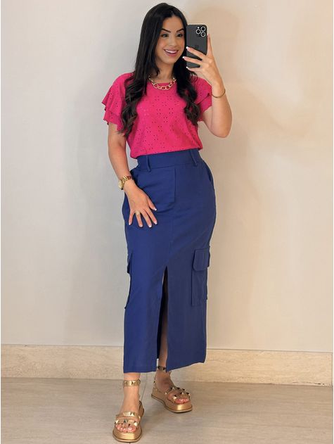 Saia Mary Cargo - sam23 - Seja Store