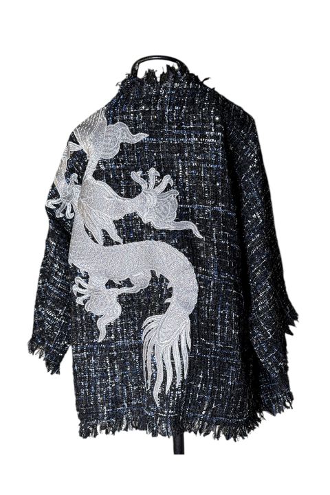 Kimono Yang Tweed Noite Estrelada 2 Abraço do Drag... - Bo Eugenia Bologna