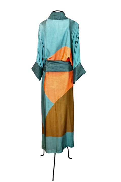 Kimono Viscose Estampa Voar Variante Verão - 014 - Bo Eugenia Bologna