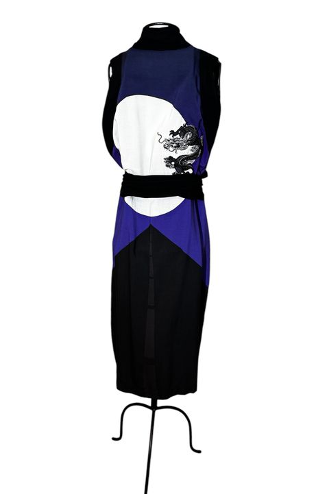 Kimono Viscose Estampa MoonSet Dragão Variante In... - Bo Eugenia Bologna