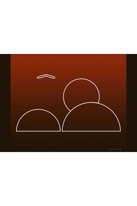 Panô Estampa Voar Linha Terracota - Variante Outon... - Bo Eugenia Bologna