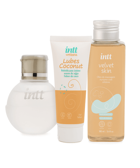 KIT INTT WELLNESS COCONUT - Lubrificante + Gel Bei...