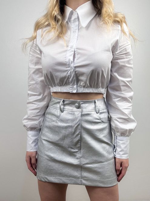 Camisa Sienna Branca - 3644722 - RAFITA MODA FEMININA