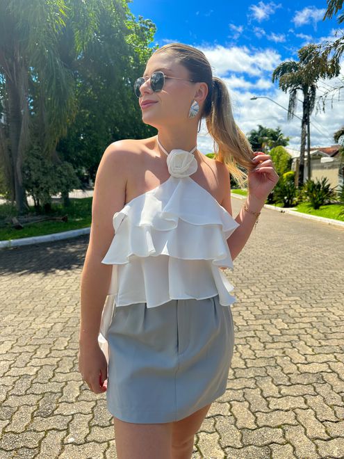Blusa Martina Branca - 3313358 - RAFITA MODA FEMININA