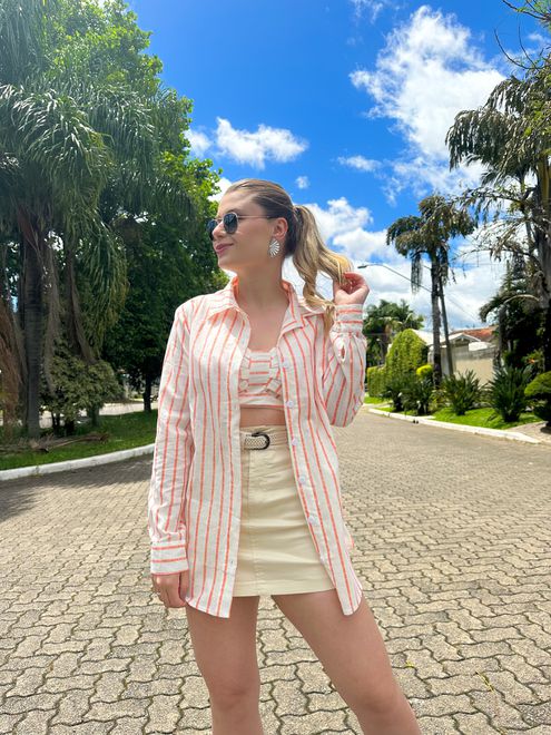 Conjunto Clara Laranja - 3313381 - RAFITA MODA FEMININA