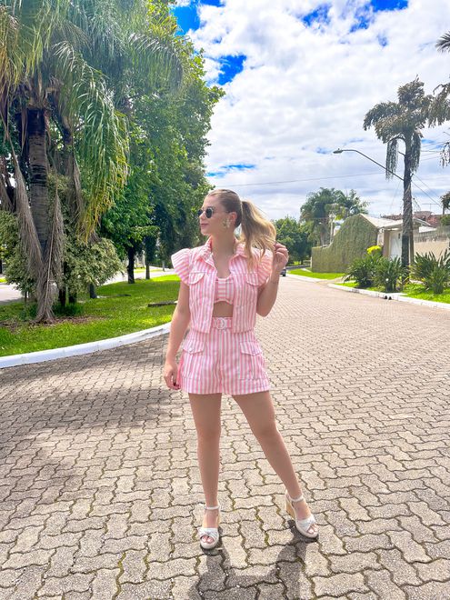 Conjunto Lana Rosa - 3313480 - RAFITA MODA FEMININA
