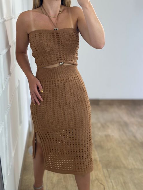 Vestido Modal Verona Marrom - 364796 - RAFITA MODA FEMININA