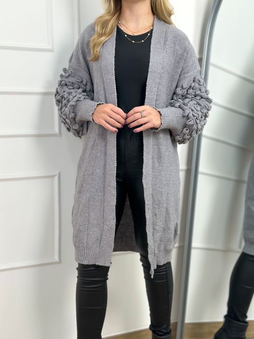 Casaco Modal Liandra Cinza - 3645550 - RAFITA MODA FEMININA