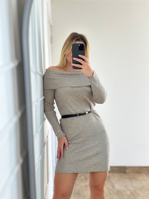 Vestido Modal Mescla - 3635425 - RAFITA MODA FEMININA