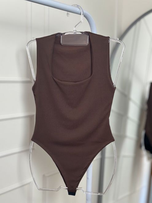 Body Liza Marrom Café - 387470 - RAFITA MODA FEMININA