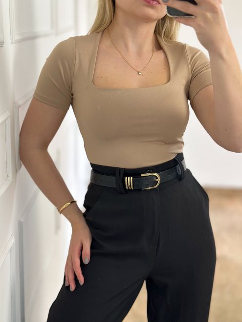 Blusa Liza Nude - 387496 - RAFITA MODA FEMININA