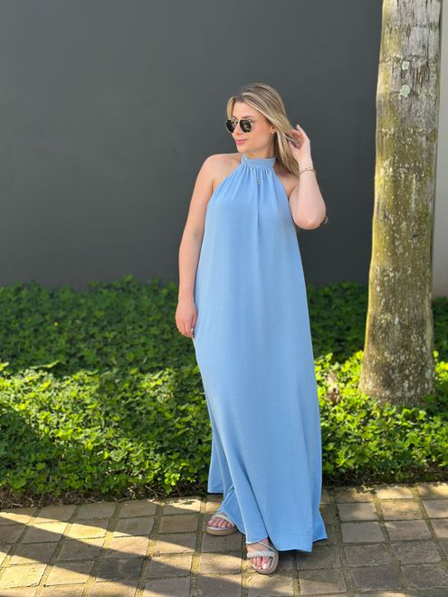 Vestido Duna Azul - 387885 - RAFITA MODA FEMININA