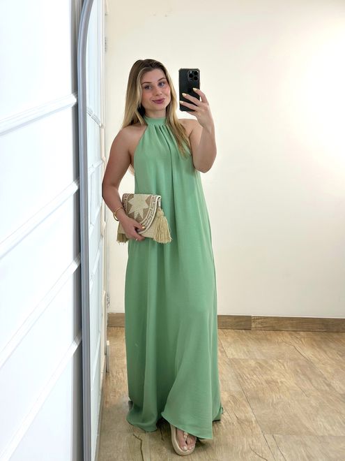 Vestido Duna Verde - 387886 - RAFITA MODA FEMININA