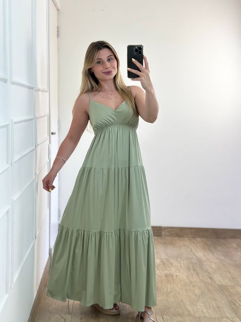Vestido Búzios Verde - 387973 - RAFITA MODA FEMININA